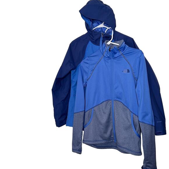 The North Face Women's Tri Climate Jacket in Midline Blue 3-in-1 Shell & Fleece - Picture 3 of 16